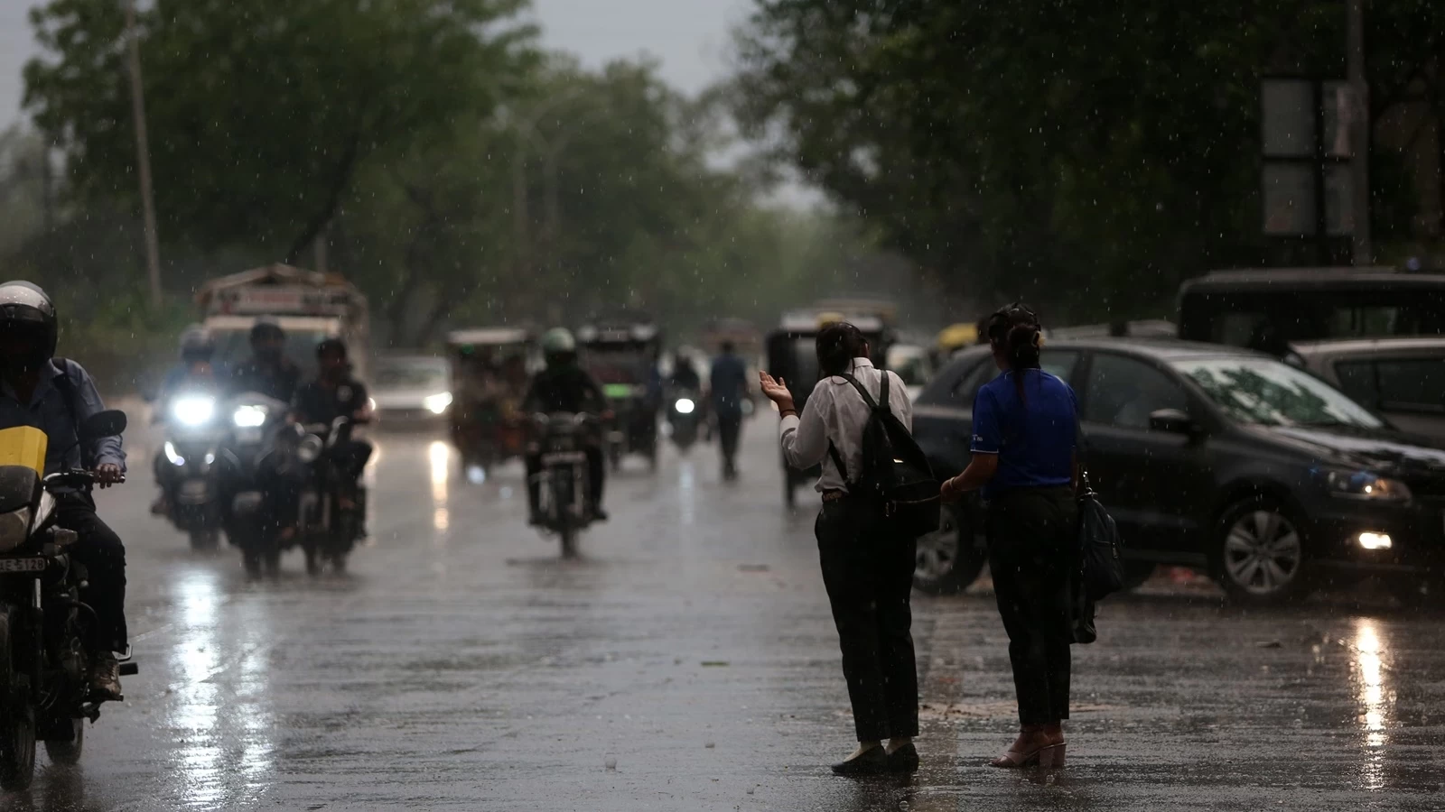 Late-night rain and cool morning breezes shift the weather pattern