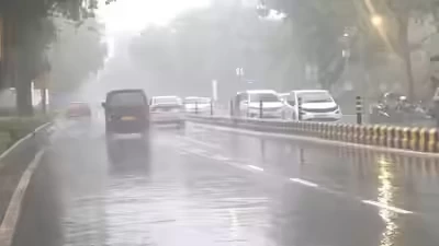 Heavy rain in Delhi-NCR since morning