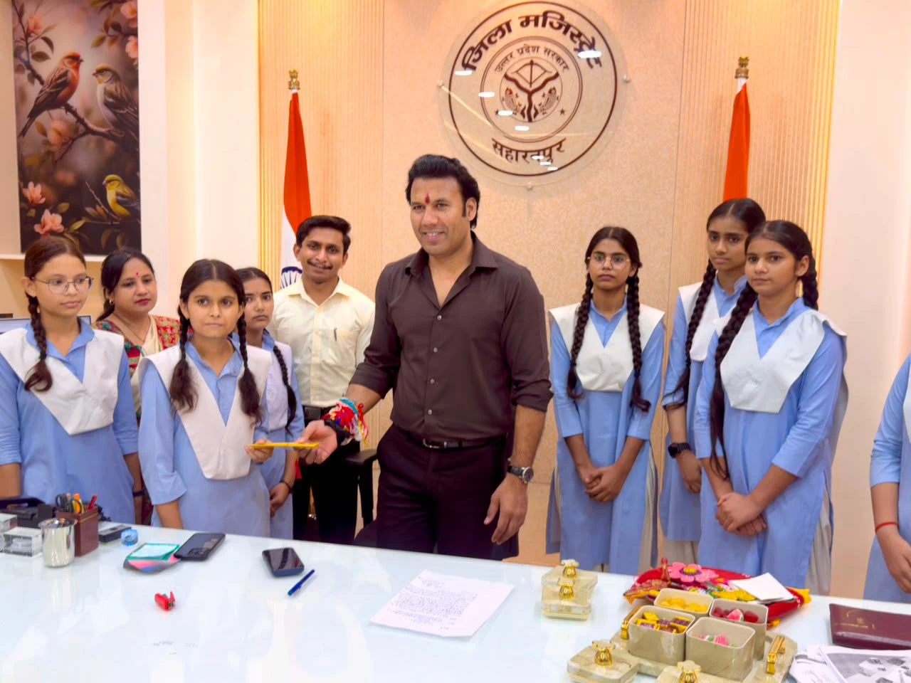Students from Mont Fort School took an inspiring initiative on Rakshabandhan