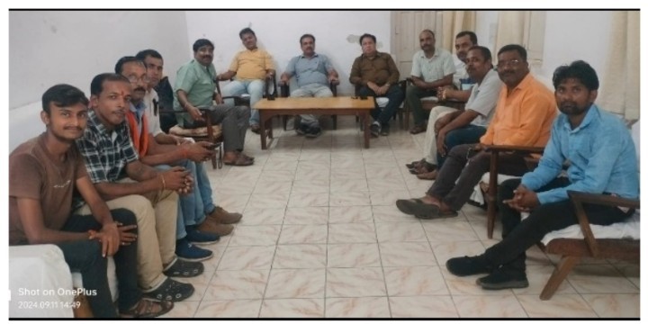 Necessary meeting in district unit Maihar regarding the upcoming conference of Madhya Pradesh Shramjeevi Patrakar Sangh
