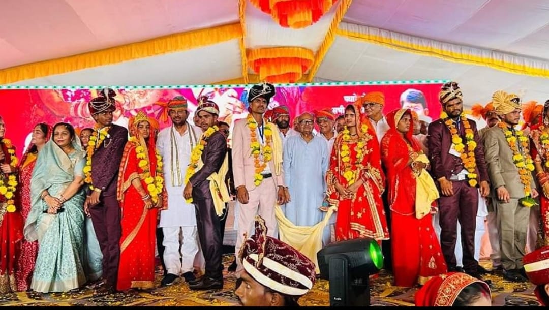 दमोह के पथरिया में हुआ मुख्यमंत्री कन्या विवाह का आयोजन