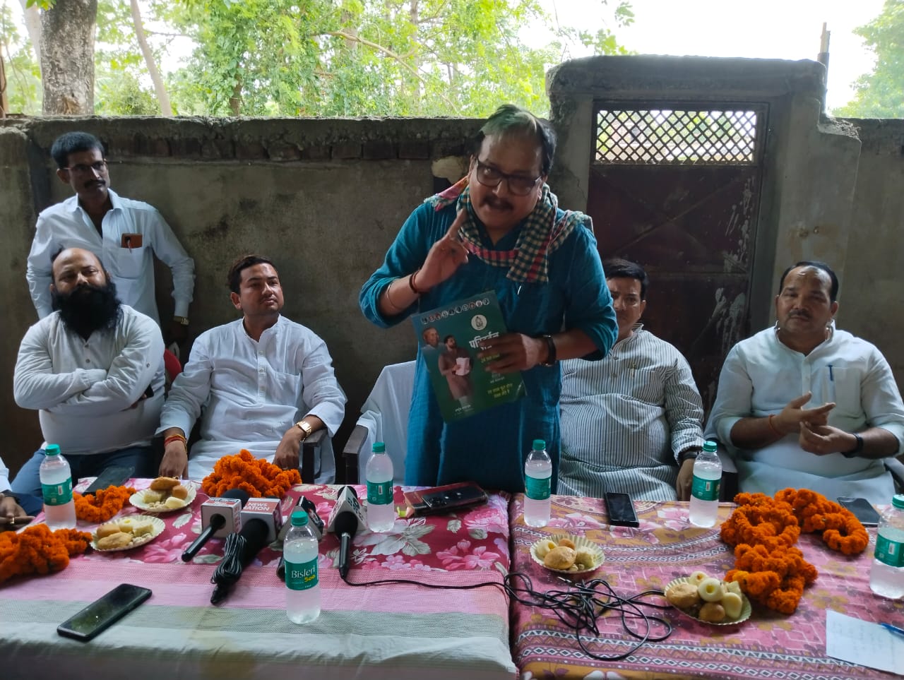 In Shivhar, MP Manoj Jha hinted that Navneet Jha will play a big role in the party