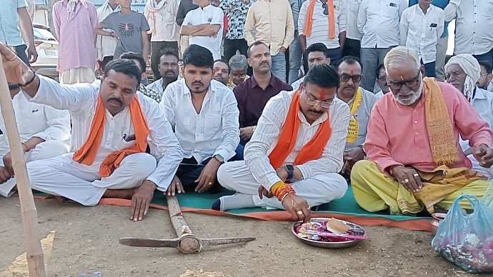 बड़वानी में हुआ 1 करोड़ 10 लाख के कार्यों का किया भूमिपूजन