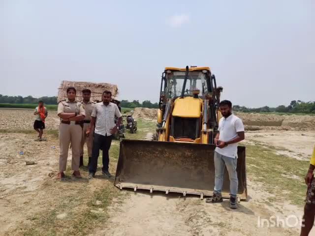 शिवहर में खनन विभाग की कार्रवाई