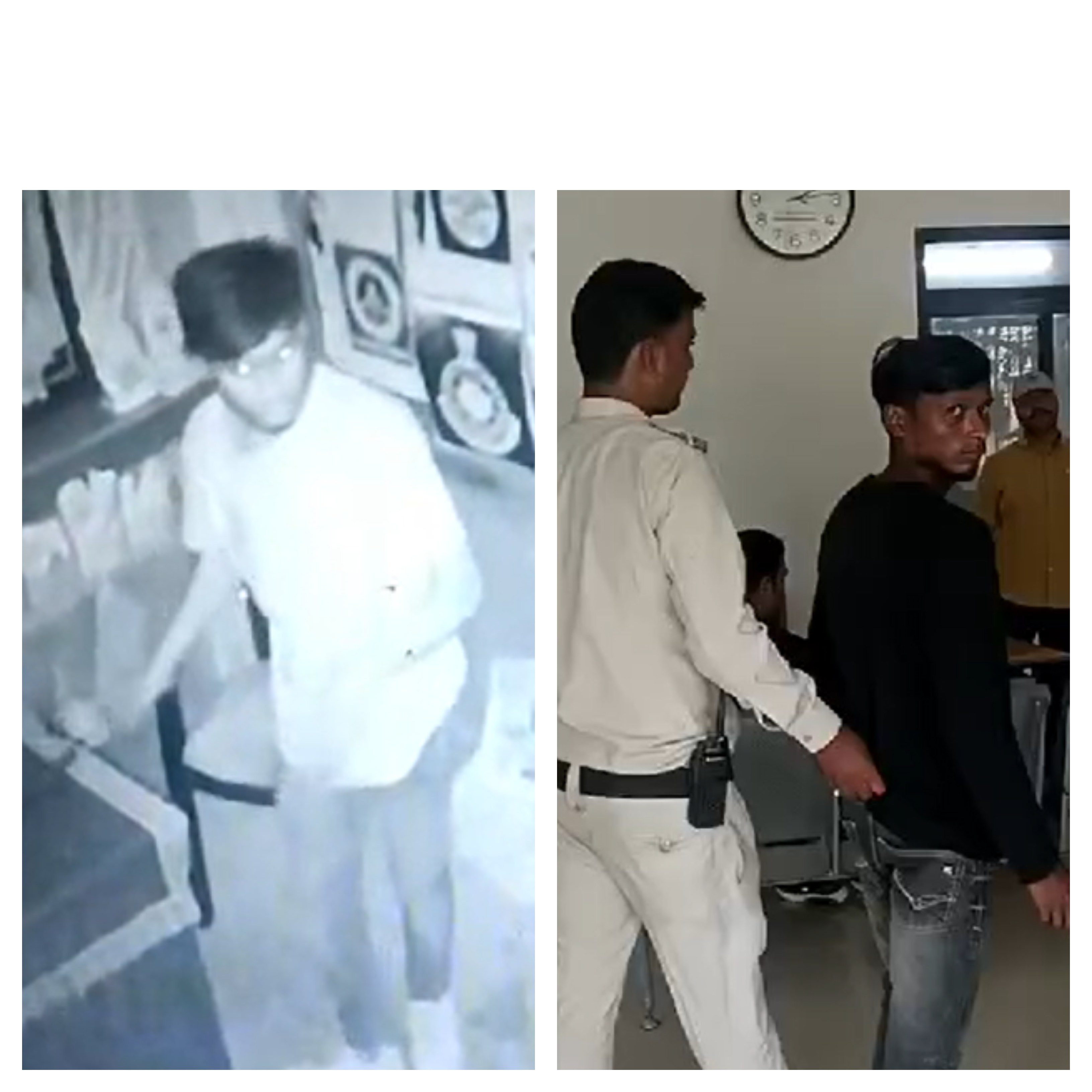 ताला तोड़कर लैपटॉप और नगर चोरी करने वाला आरोपी गिरफ्तार