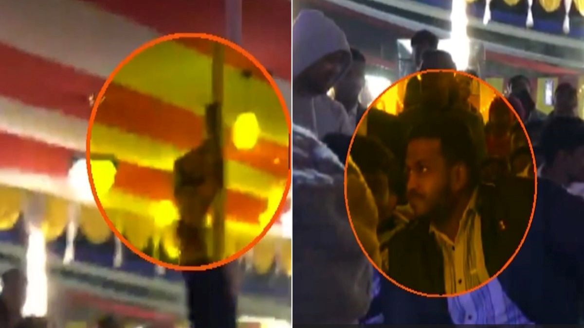 स्टेज पर लग रहे थे ठुमके