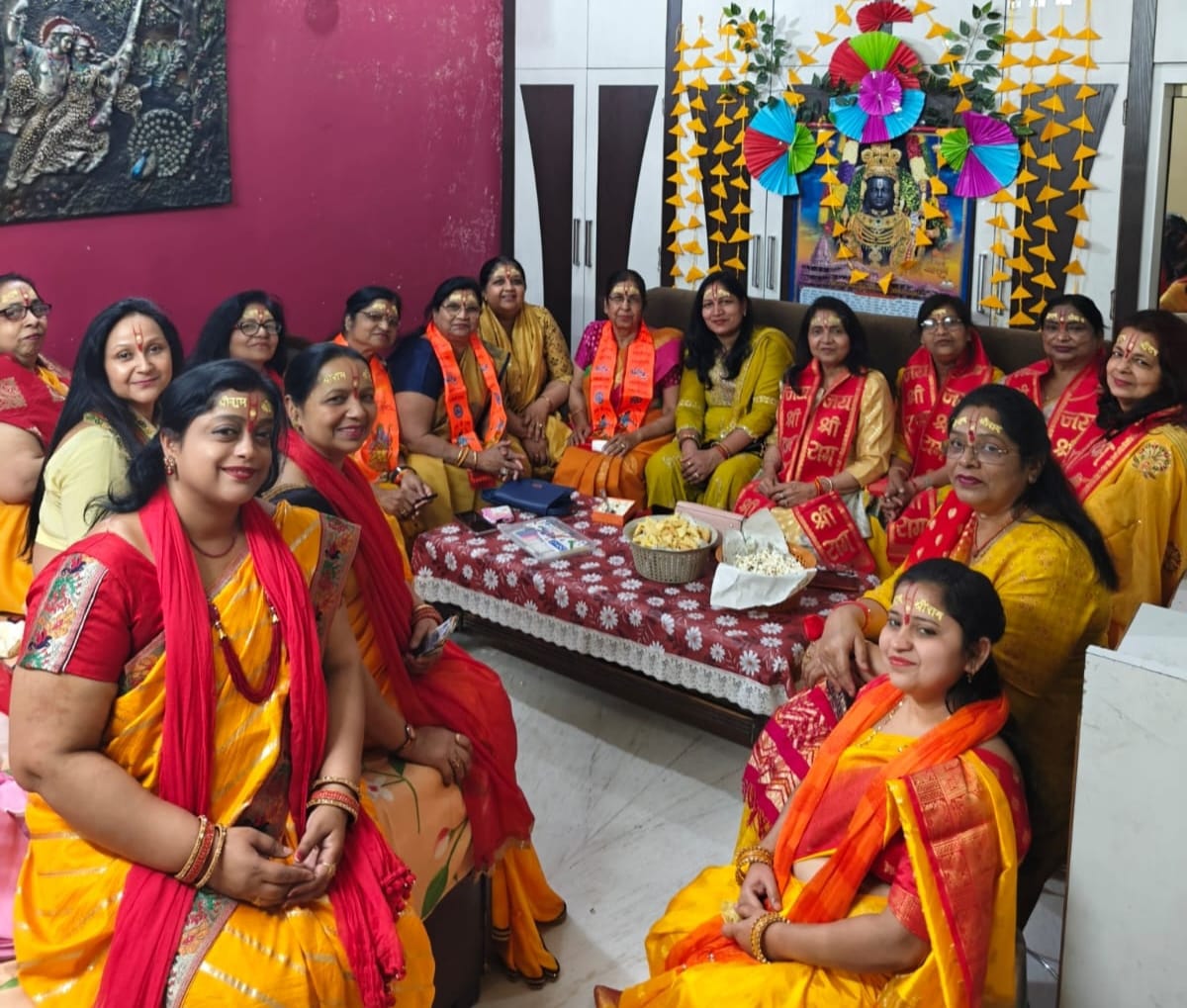 यूपी के सहारनपुर में अग्रसेन महिला मंडल समिति ने हिंदू नववर्ष हर्षोल्लास के साथ मनाया