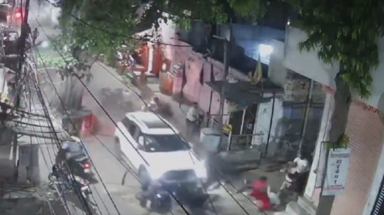 High speed car wreaks havoc in Jaipur