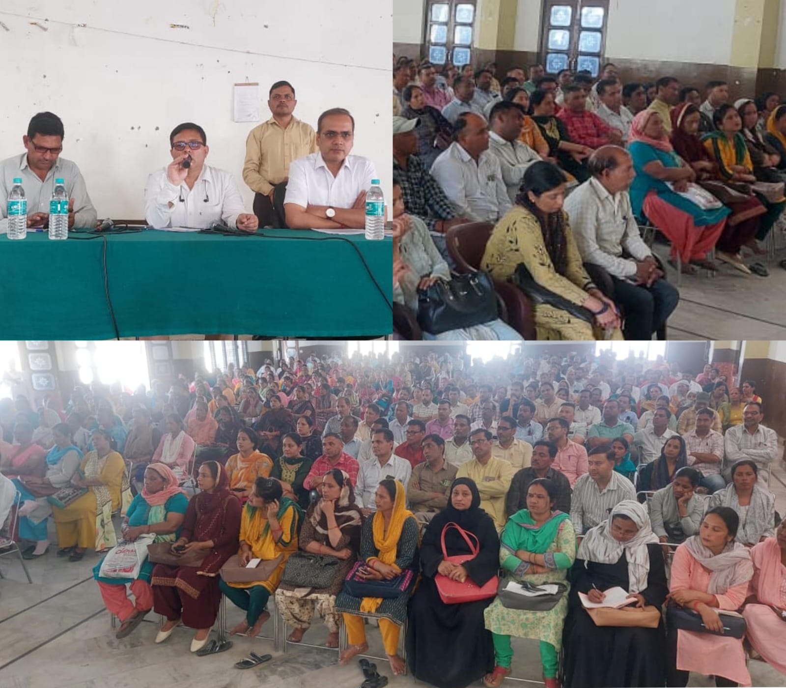 सहारनपुर में एसडीएम व तहसीलदार ने बीएलओ के साथ करी बैठक