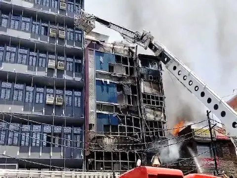 पटना के होटल में लगी आग, 6 लोगों की मौत