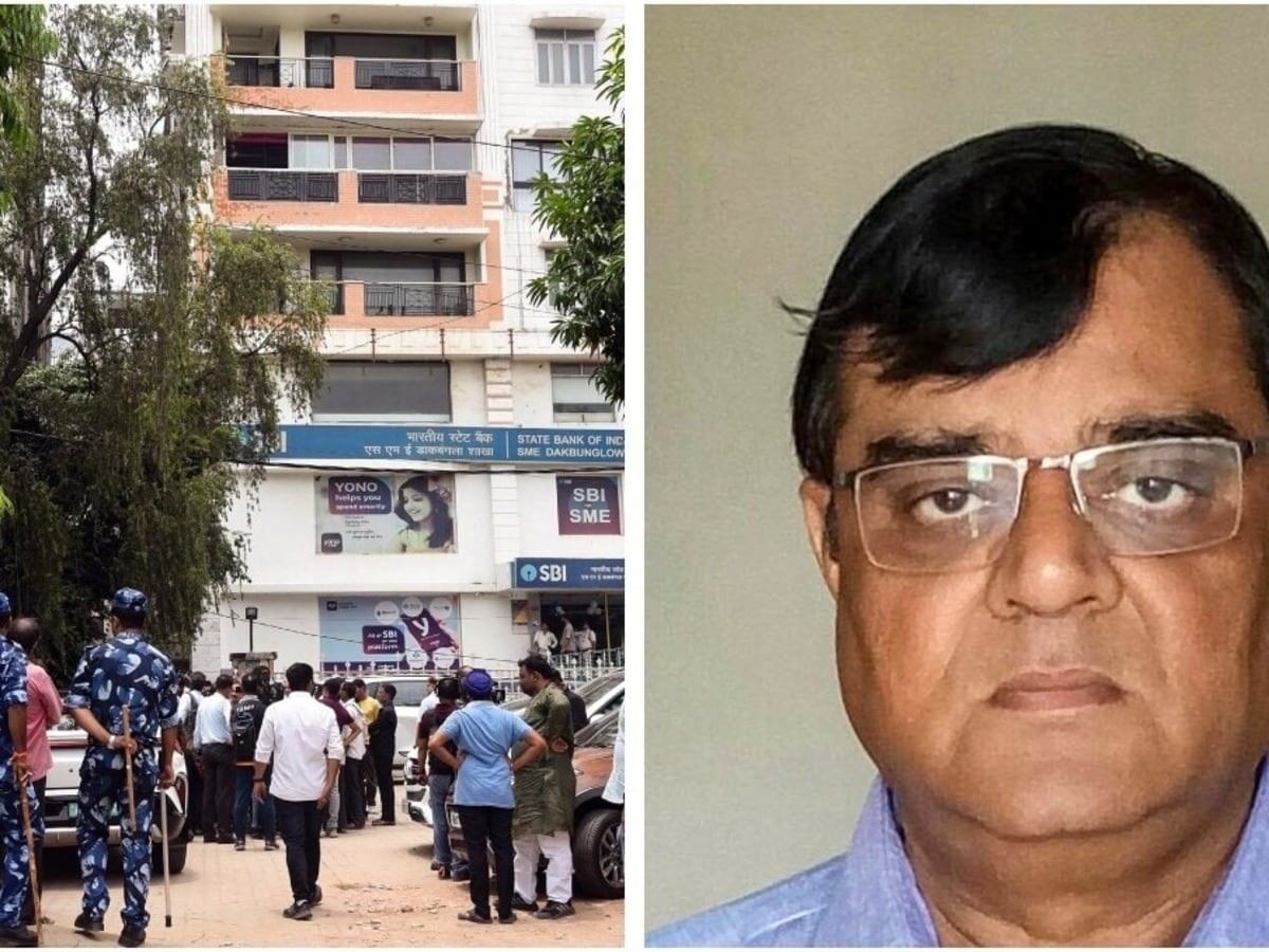 मर्डर के बाद गोपाल खेमका के घर के पास पकड़ाया एक संदिग्ध