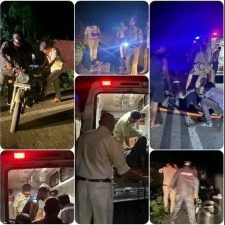 फुनगा चौकी प्रभारी सुमित कौशिक ने पेश किए मानवता की मिसाल