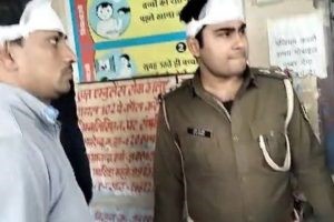 दरभंगा में अपराधी को पकड़ने गए पुलिसवालों पर अटैक