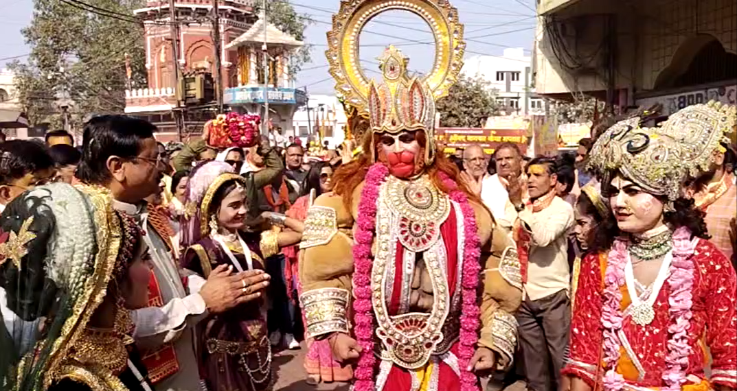 कटनी के राहुल बाग में श्रीमद भागवत कथा का हुआ आयोजन