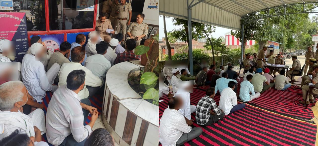 सहारनपुर जनपद के समस्त थानों में दुराचारी सभा में अपराधियों को दी गई सख्त चेतवानी