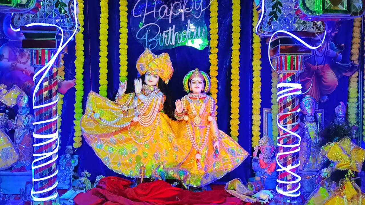 जिलेभर में हर्षोल्लास से मनाई जन्माष्टमी