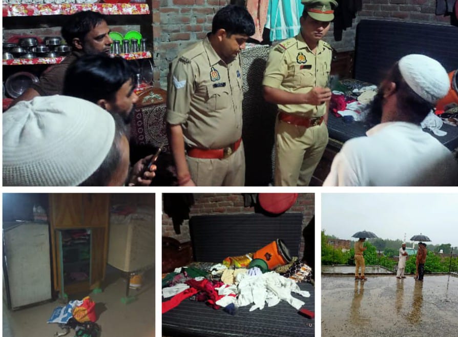 Unknown thieves targeted two houses