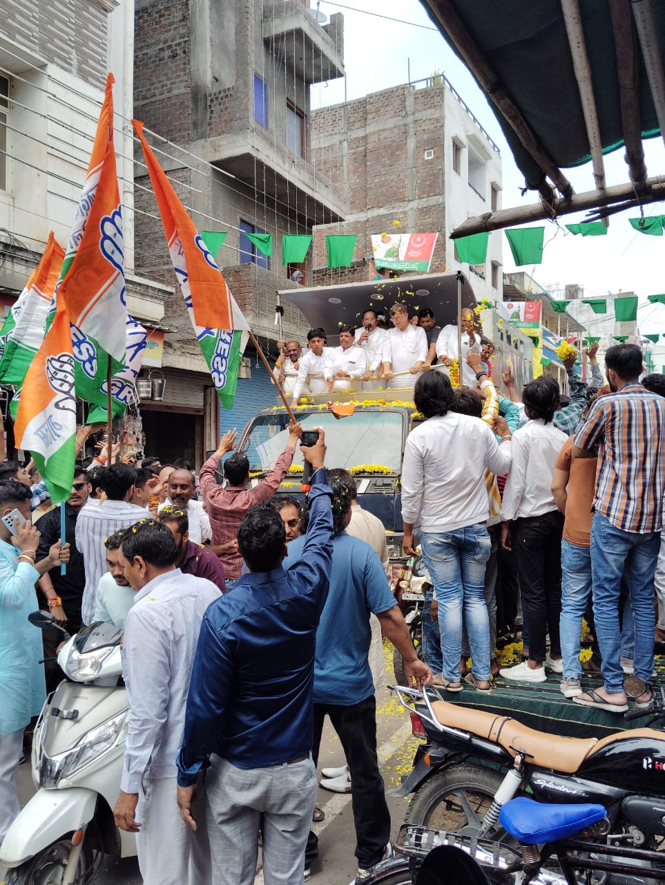 कांग्रेस की जन आक्रोश यात्रा पहुंची धार