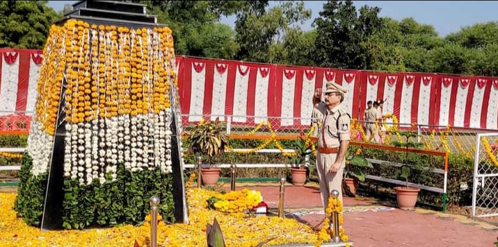 Tributes were paid to the police personnel who were martyred at the altar of duty
