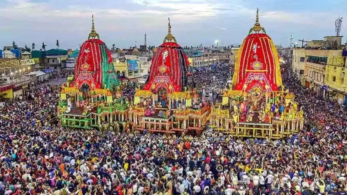 भगवान जगन्नाथ की रथ यात्रा में मची भगदड़