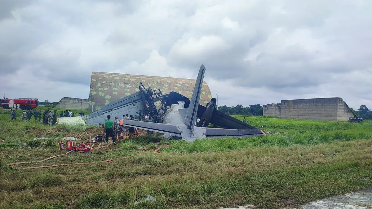 Indian Air Force Aircraft Crashes in Assam