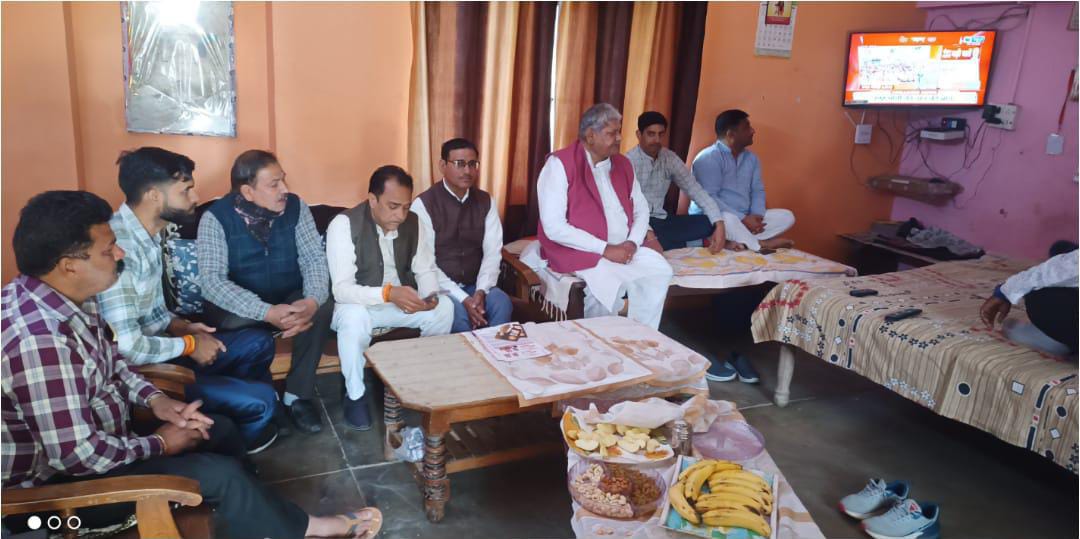 सहारनपुर जिला पंचायत अध्यक्ष व विधायक ने सुनी पीएम के मन की बात