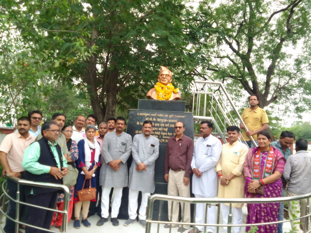 Death anniversary of 'Naveen' ji celebrated in MP Shajapur