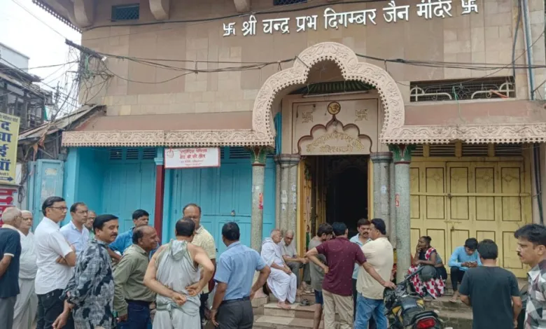 कटनी  में 125 साल पुराने श्री चंद्रप्रभ दिगम्बर जैन मंदिर में हुई चोरी 