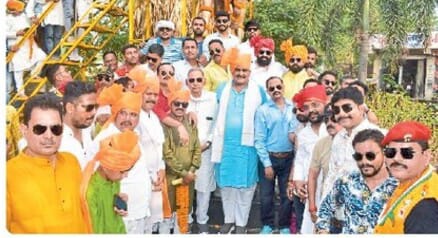 Shobha Yatra taken out in the city on Maharana Pratap Jayanti