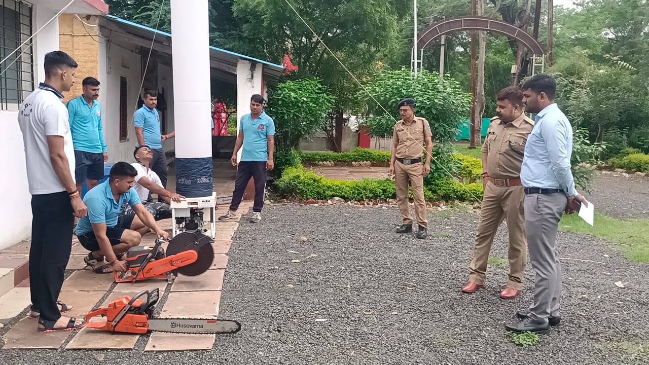 शाजापुर में डिजास्टर मैनेजमेंट मॉकड्रील एक्शन प्लान का हुआ आयोजन