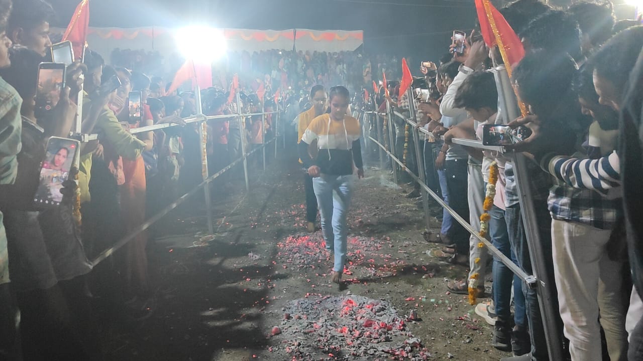 Villagers are still carrying out the tradition that has been going on for years in Polyakhurd, Shajapur