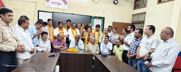 मध्यप्रदेश राज्य कर्मचारी संघ का जिला निर्वाचन सम्पन्न