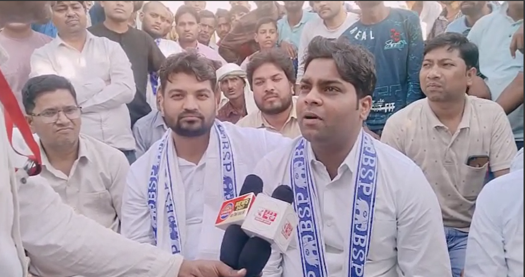 मोरेना के सुमावली से बसपा प्रत्याशी कुलदीप सिकरवार ने किया नामांकन दाखिल