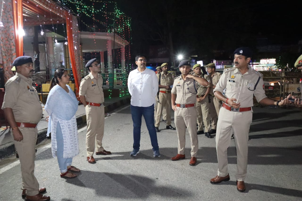 डीएम एवं एसएसपी ने किया कांवड मार्ग का औचक निरीक्षण