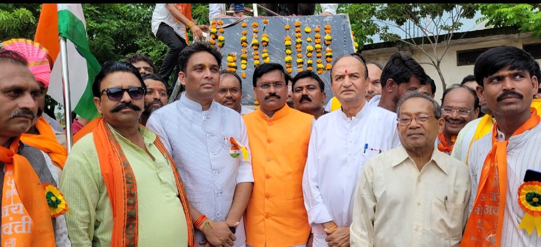 बीरांगना रानी अवंती बाई लोधी के चरित्र पर हुई नाटिका की प्रस्तुति