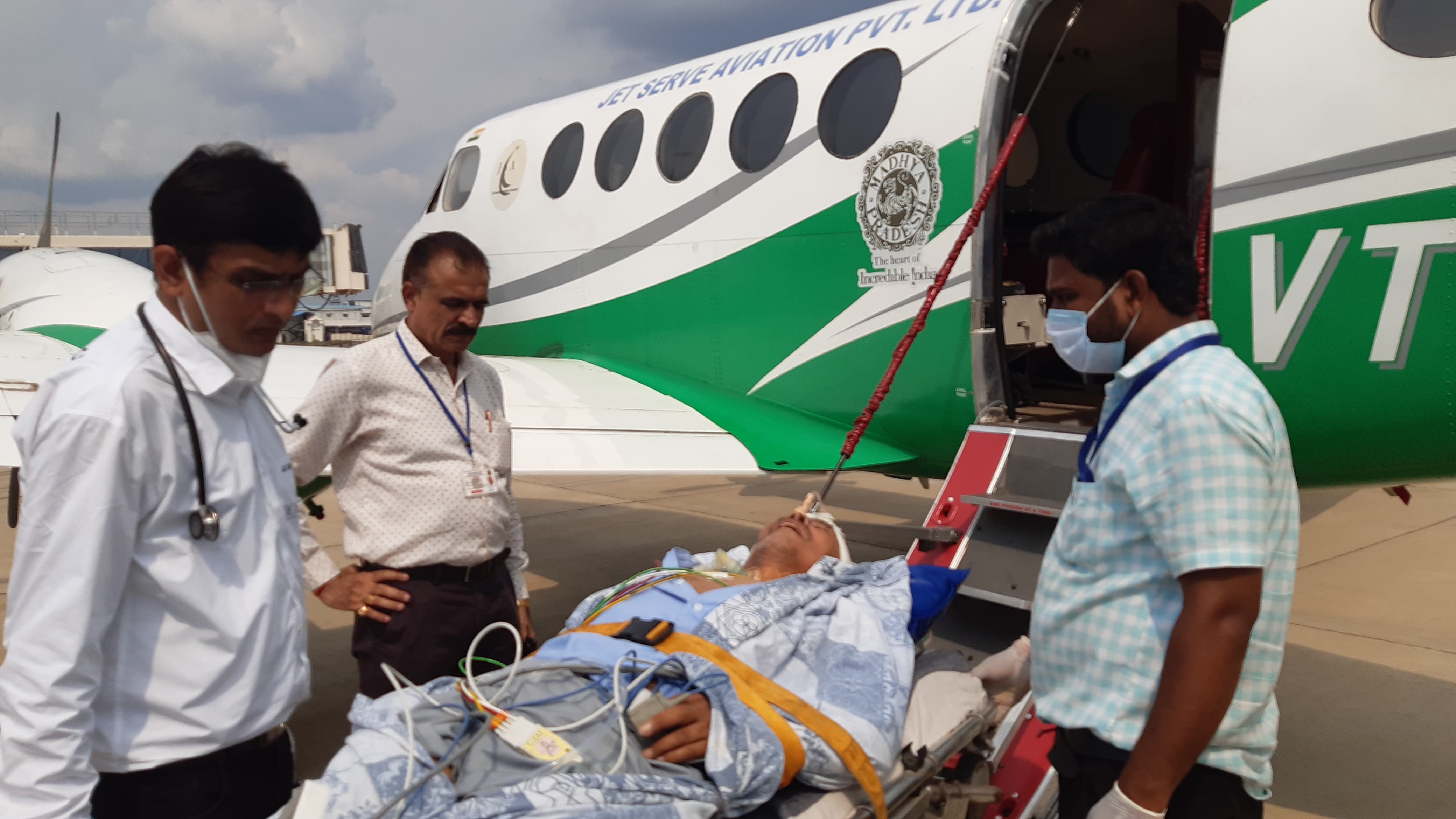 मध्यप्रदेश में एयर एम्बुलेंस सेवा