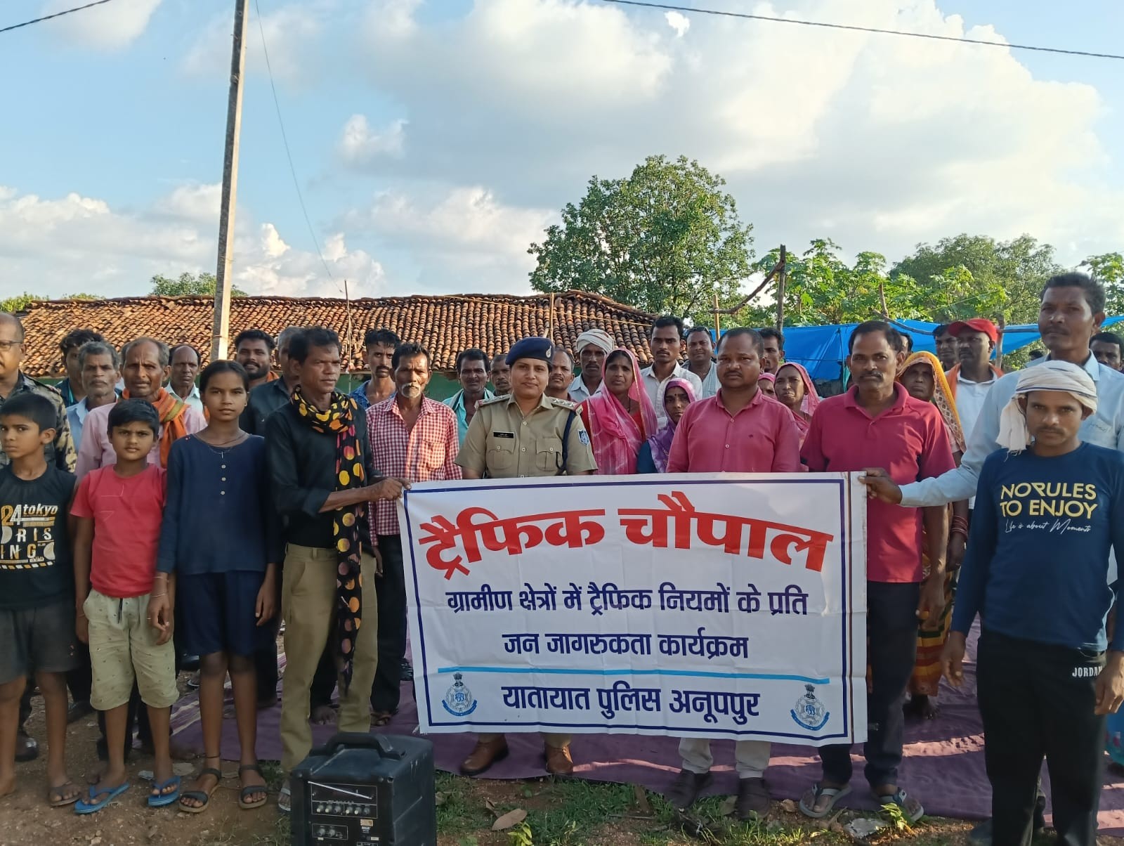 ग्राम मुंडा (जैतहरी) में आयोजित हुई ट्रैफिक चौपाल