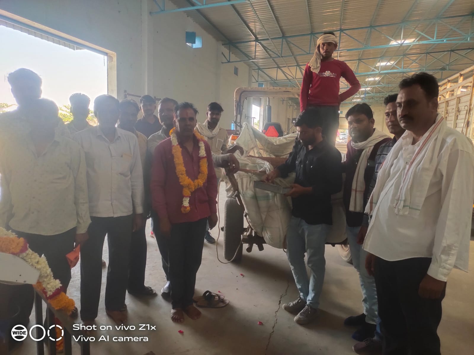 सोमवार को हुआ चने केंद्र का मोहरत