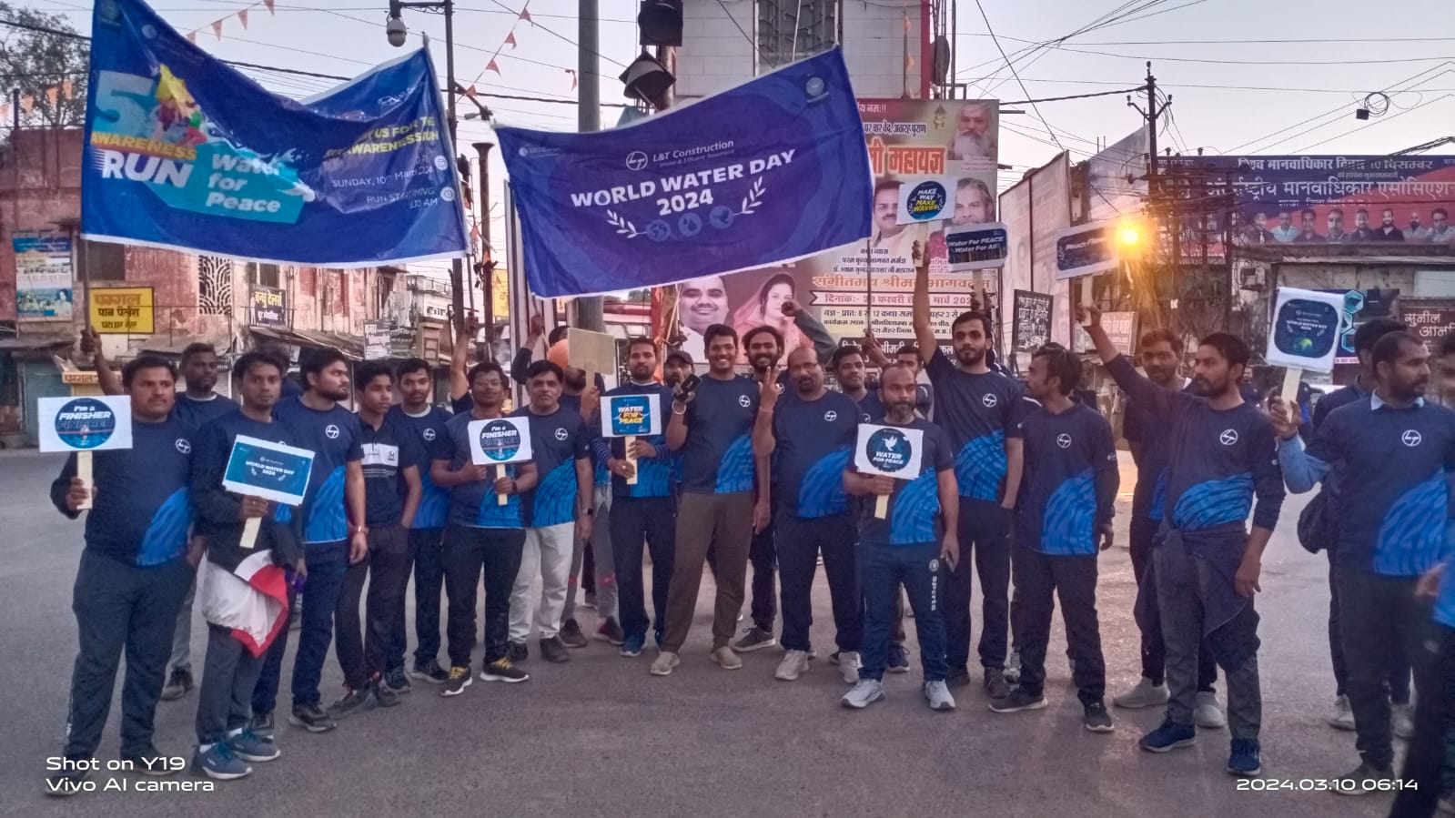 5 kilometer race organized under water conservation awareness campaign