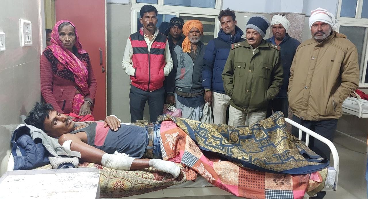 दमोह में तेंदुए के जबड़े में फसा था चौकीदार का हाथ
