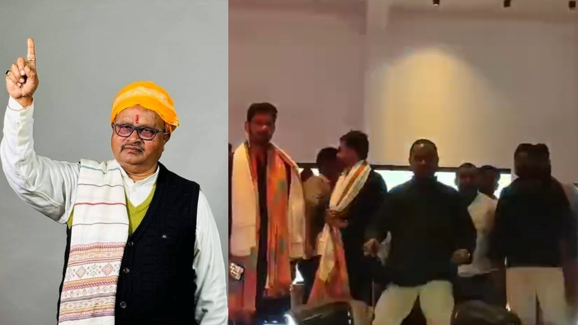 JDU MLA Gopal Mandal Lifts His Kurta and Dances to "Dhinka-Chika"
