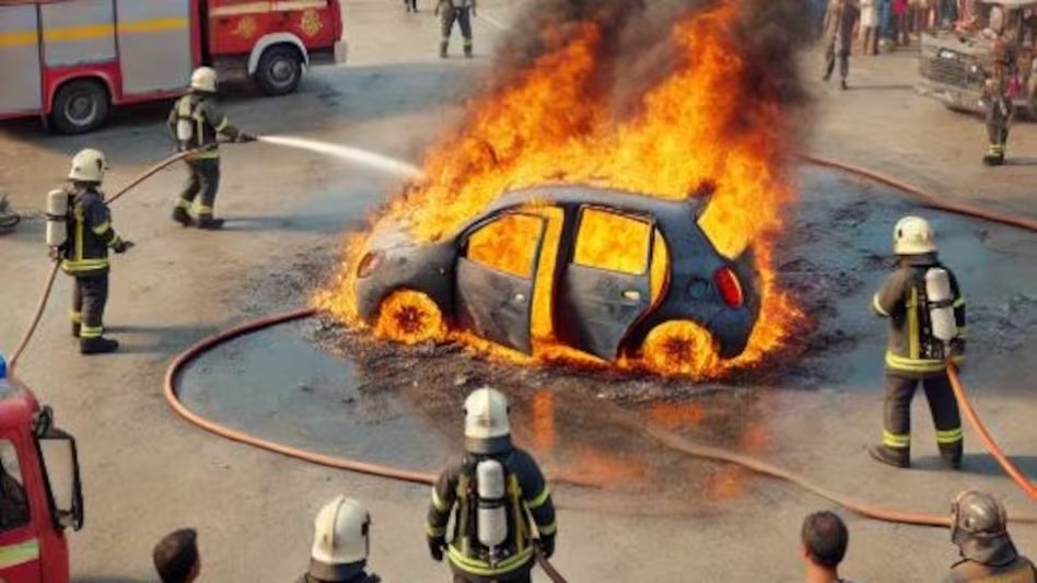 महाकुंभ में फिर लगी आग, मेला क्षेत्र में 2 गाड़ियां जलीं