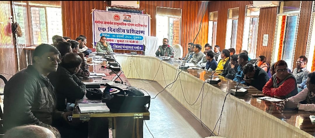 सामुदायिक पोषण वाटिका कार्यमाला पर ज़िला स्तरीय