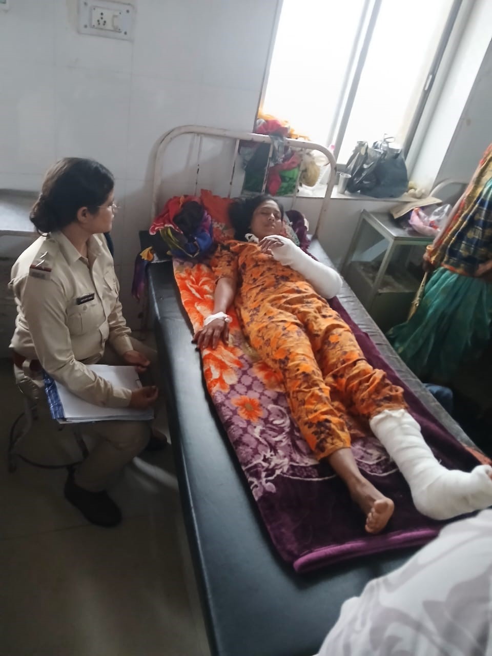 किरायदार ने मकान मालकिन के घर में घुसकर की मारपीट