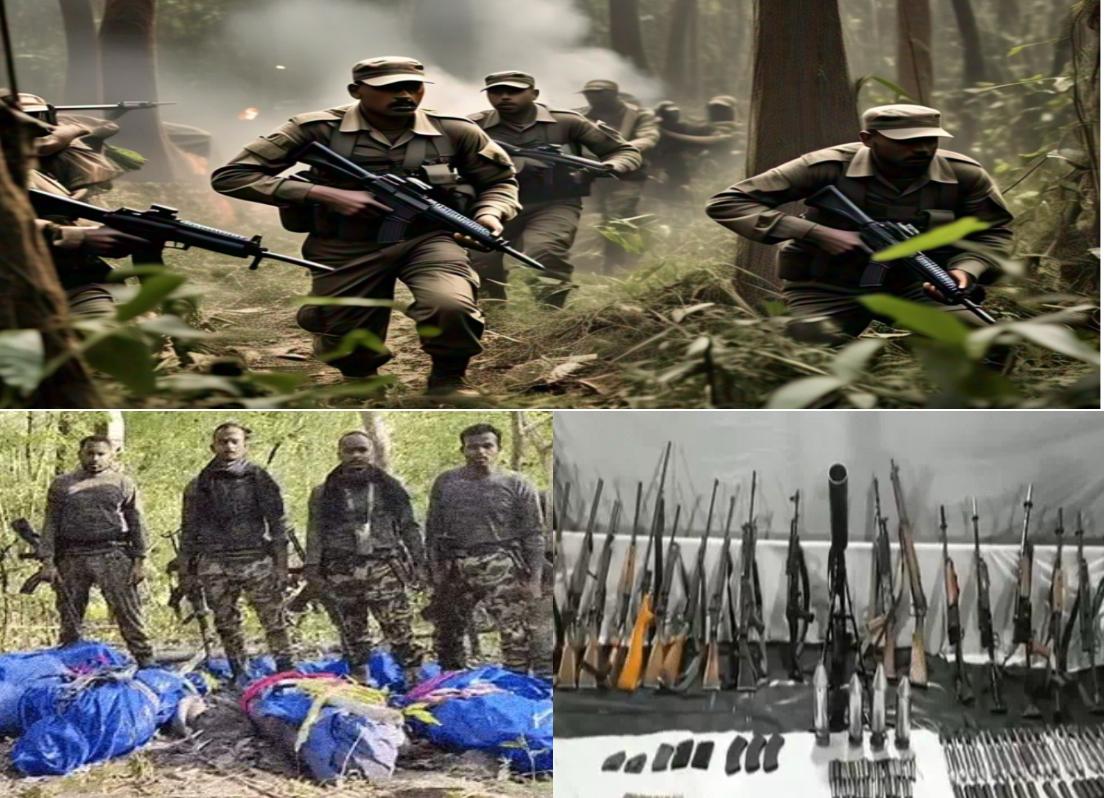 छत्तीसगढ़ में सुरक्षा बलों की बड़ी कार्रवाई