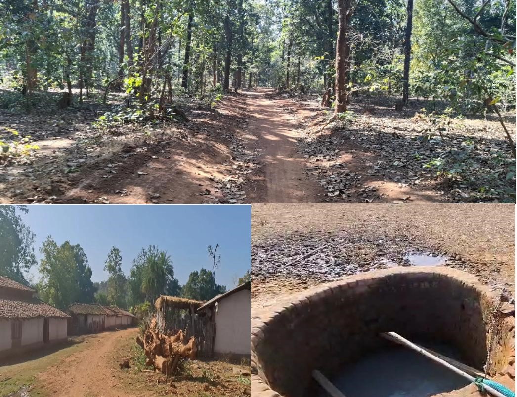 छत्तीसगढ़ के मानकोट गांव में बुनियादी सुविधाओं का अभाव