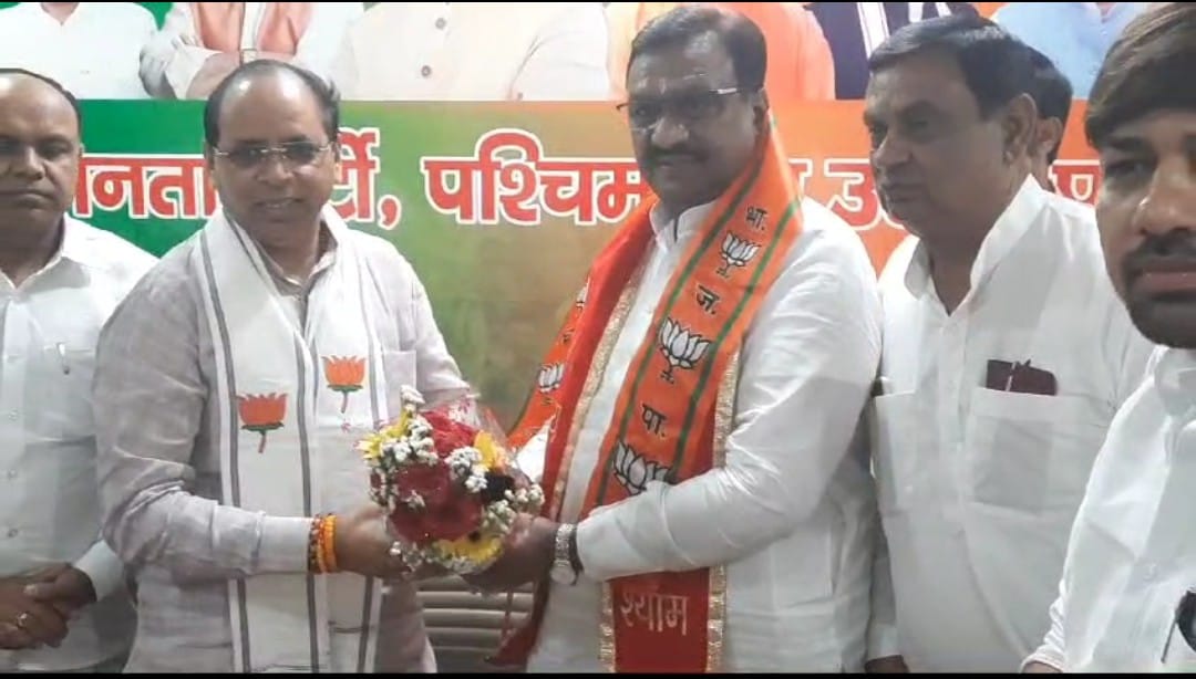 सहारनपुर के वरिष्ठ नेता और पूर्व  कैबिनेट मंत्री डा. धर्म सिंह सैनी भाजपा में हुए शामिल
