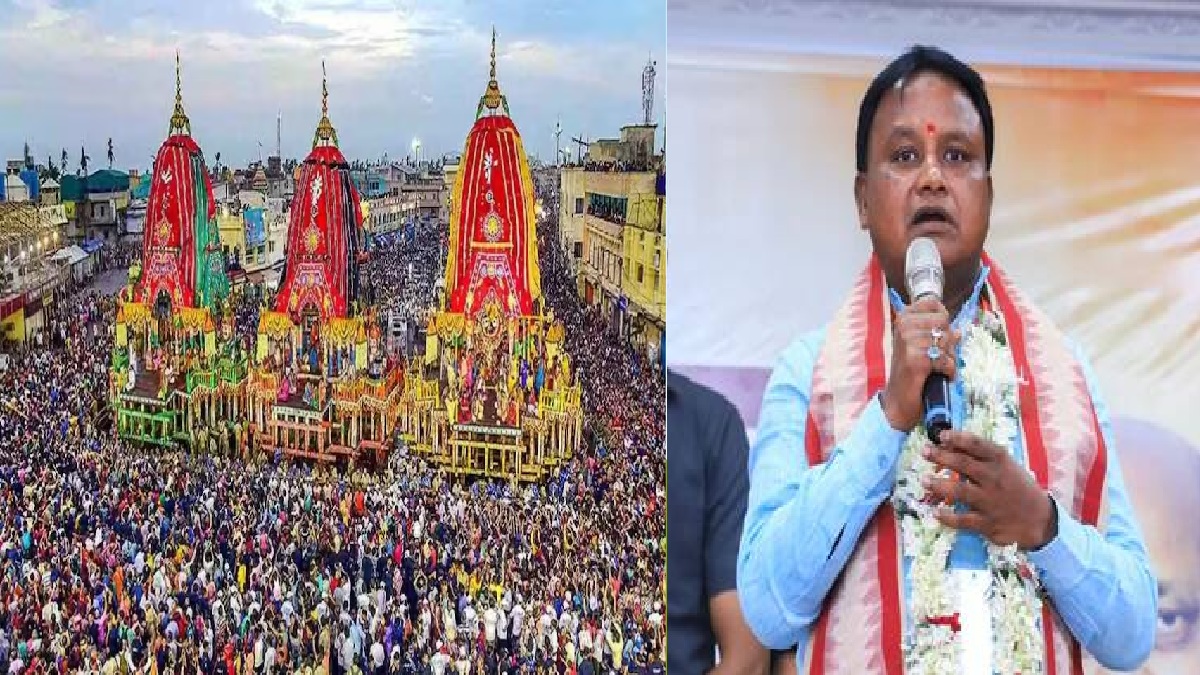 भगवान जगन्नाथ की रथ यात्रा में हुई भगदड़ के लिए CM चरण माझी...