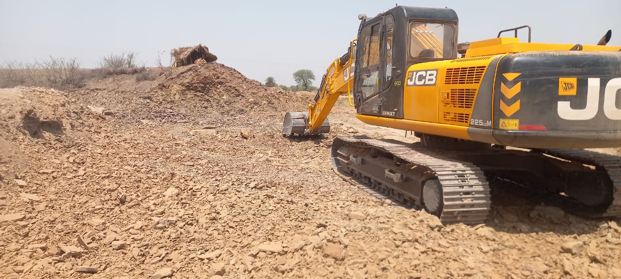 गुन्नौर क्षेत्र में रेत, पत्थर मुरुम का हो रहा अवैध उत्खनन