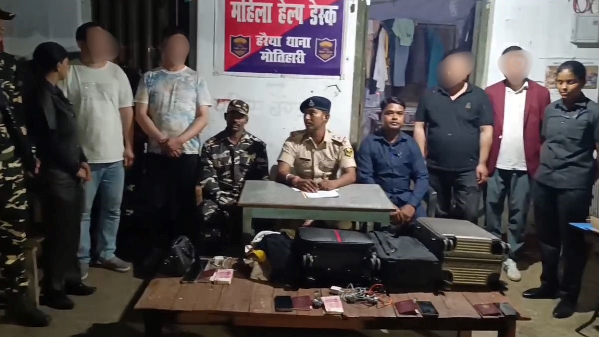 नेपाल बॉर्डर से पकड़े गए चार संदिग्ध चीनी नागरिक